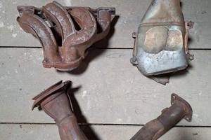 collettore originale completo clio 1.8 16v 