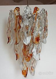 Lampadario Toni Zuccheri Mazzega Murano 