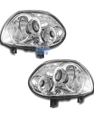 FARI PER RENAULT CLIO 98-01 ANGEL EYES FONDO CROMA