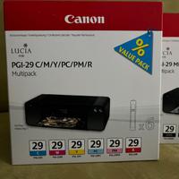 Set completo cartucce Canon PGI 29 pro 1