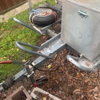 Carrello porta moto 3 posti con cassone