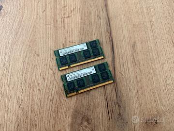 RAM Notebook DDR2 – 2×1GB PC2-6400 SO-DIMM