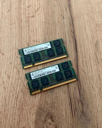 RAM Notebook DDR2 – 2×1GB PC2-6400 SO-DIMM