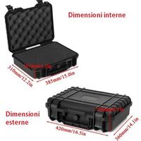 valigetta ABS impermeabile 420x360x120