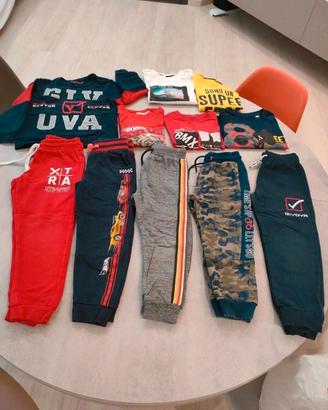 Abbigliamento sportivo bambino da 2-3 a 5-6 anni