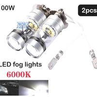 KIT DI LAMPADE ANTI-FOSCHIA A LED H3 100W CANBUS