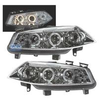 FARI PER RENAULT MEGANE 02-05 ANGEL EYES LED FONDO
