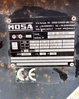 Gruppo elettrogeno mosa ge 33 vsx super silenced -