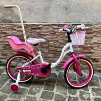 Bicicletta per bambina rosa