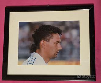 QUADRETTO CON FOTO ROBERTO BAGGIO