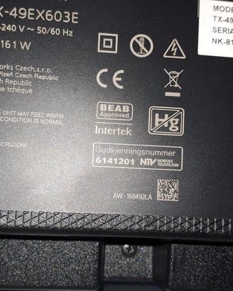 Tv Panasonic 49” 4k smart tv