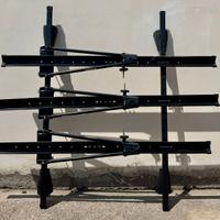 barre porta tutto universale più 3 porta bici