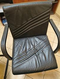 coppia poltrone in pelle 