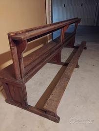 Panche con inginocchiatoio