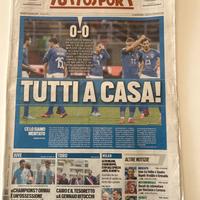 TuttoSport 14/11/2017 Italia fuori dai Mondiali