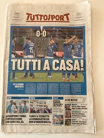 TuttoSport 14/11/2017 Italia fuori dai Mondiali