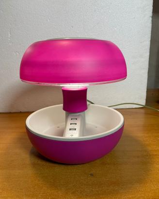LAMPADA DESIGN JOYO VIVIDA FUNGO USB ROSA FUCSIA