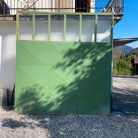 Portone scorrevole in ferro con guida