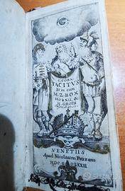 Libro antico Cornelio Tacito