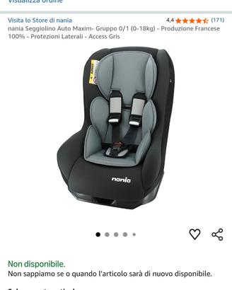 Seggiolino auto gruppo 0/1