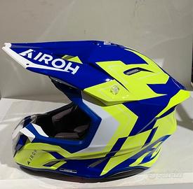 Casco AIROH TWIST 3 DIZZY BLUE/YELLOW GLOSS