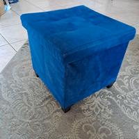 Pouf contenitore poggiapiedi