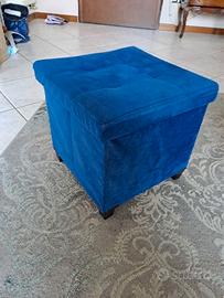 Pouf contenitore poggiapiedi