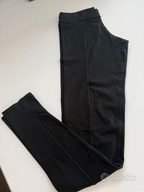 Leggings neri a vita alta da donna