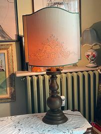 Lampada anni 50 in bronzo. 