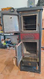 stufa a legna con forno
