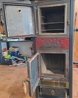 stufa a legna con forno