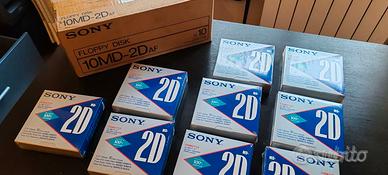 4 BOX floppy disk NUOVI  SONY MD 2-D Apple 5 1/14