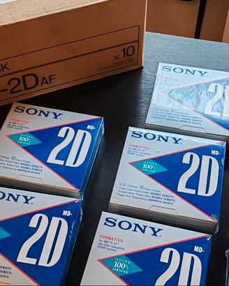 4 BOX floppy disk NUOVI  SONY MD 2-D Apple 5 1/14
