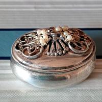 Cofanetto Placato Argento 925, Zirconi & Perle