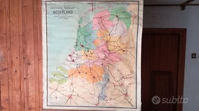 mappa geografica Olanda