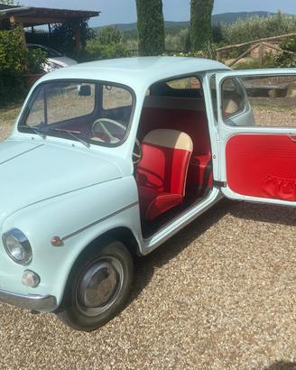 Fiat 600 d del 1963  targhe e documenti originali