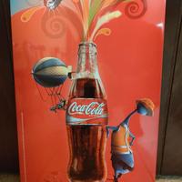 Targa insegna pubblicitaria Coca Cola 50x30cm