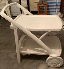 Carrello portavivande richiudibile in plastica 
