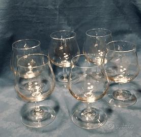 Servizio 6 bicchieri da Brandy o Cognac