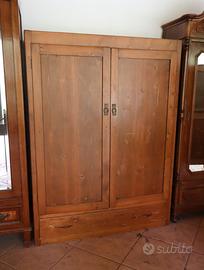 ARMADIO STIPO DISPENSA IN ABETE A 2 ANTE