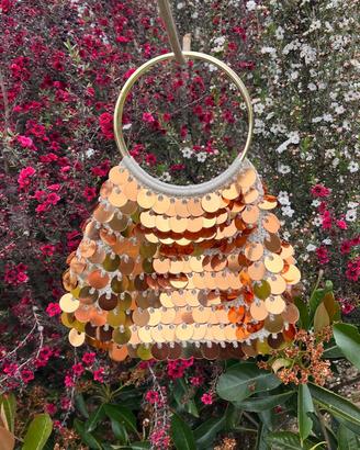 Borsa paillettes all’uncinetto