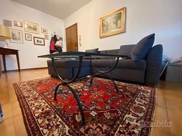 TAVOLINO VETRO E FERRO