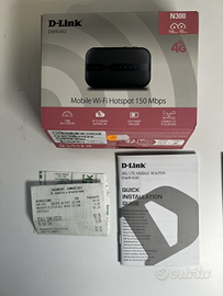 Mobile Wi-Fi hot spot 150 Mbps D-Link router