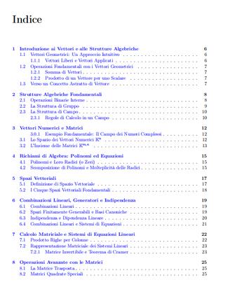 Appunti Algebra lineare e geometria