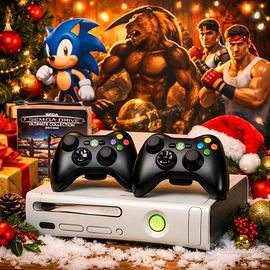 🎅🏼🎮 Console xbox360 con 2 joypad e 50 giochi 