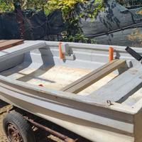 Barca VTR trimarano+motore 10HP