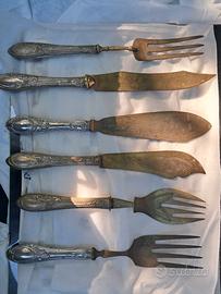 set di posate, antiquariato