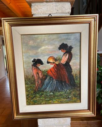Quadro di pregio dipinto a olio di artista Decedut