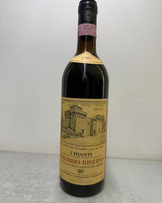 Vino chianti trebbia riserva