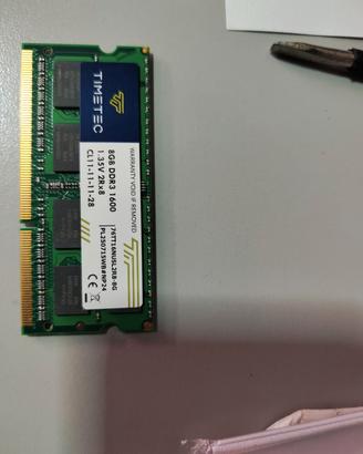 RAM 8gb DDR3L